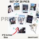 Set of 20 Polaroids 4x6 inches